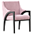 Elegant Connie Dining Chair 3D model small image 1
