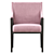 Elegant Connie Dining Chair 3D model small image 2