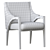 Elegant Connie Dining Chair 3D model small image 5
