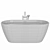 Modern Duravit D-NEO Bathtub 3D model small image 3