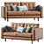 Luxurious Landskrona Leather Sofa 3D model small image 4