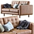 Luxurious Landskrona Leather Sofa 3D model small image 6