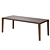 Anoka Dining Table: Stylish and Elegant Oak Design 3D model small image 1