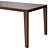 Anoka Dining Table: Stylish and Elegant Oak Design 3D model small image 3