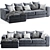 Boconcept Cenova: Modern Luxury Sofa 3D model small image 1