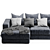 Boconcept Cenova: Modern Luxury Sofa 3D model small image 3