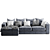 Boconcept Cenova: Modern Luxury Sofa 3D model small image 5