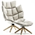 Luxury Armchair Collection: B&B Italia Husk 3D model small image 2