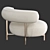 Elegant ELLA Armchair: Stylish Comfort for Modern Spaces 3D model small image 2