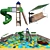 Outdoor Playground Fun Park 3D model small image 1