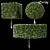 Lush Shrubbery 001: Detailed and Realistic 3D model small image 1