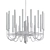 Gala II Modern Suspension Light 3D model small image 2