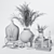 Zen Bohemian Decor Set 3D model small image 6