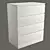 Modern MALM Chest of Drawers 3D model small image 4