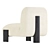 Elegant Coco Republic Slipper Chair 3D model small image 2