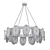 Sublime Eichholtz Chandelier: Timeless Elegance 3D model small image 2