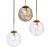 Radiant Globe Pendant Light 3D model small image 1