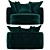 Teal Velvet Twist Chair: Luxury and Comfort 3D model small image 4