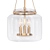 Hand Blown Glass Lantern Pendant 3D model small image 1