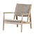 Summit Lounge Chair: Sleek Modern Design 3D model small image 1