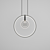 Minimalist Pendant Light Collection 3D model small image 9