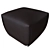  Italian Leather Ottoman by Viola Tonucci 3D model small image 2