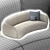 Modern Moroso Pacific Sofa 3D model small image 3