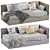 Modern Sofa Bed in 2 Stylish Colors | 90x200 cm  3D model small image 1