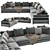 Zeno 3 Flexform Sofa 3D model small image 2