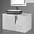 Elegant Bathroom Set 3D model small image 4