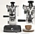 Premium Espresso Maker: La Pavoni Pro 3D model small image 5