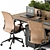 Modern Office Furniture Set: Employee 29 3D model small image 5