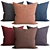 Elegant Home Décor Pillows 3D model small image 1