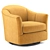 Comfy Gabriel Swivel Havertys Armchair 3D model small image 1