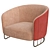Tonella Armchair: Stylish Comfort and Elegance 3D model small image 1