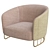 Tonella Armchair: Stylish Comfort and Elegance 3D model small image 3