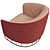 Tonella Armchair: Stylish Comfort and Elegance 3D model small image 4