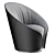 Comfort Elegance: MAMA Armchair 3D model small image 4