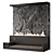 Sleek Bioethanol Fireplace - 2455mm x 2300mm x 1000mm 3D model small image 1