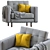 Elegant Landskrona Armchair by Ikea 3D model small image 4