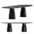 Elevated Elegance: Camden Double Pedestal 3D model small image 1