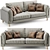 Boconcept Modern Sofa: Stylish and Comfortable 3D model small image 1