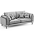 Boconcept Modern Sofa: Stylish and Comfortable 3D model small image 6