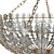 Floral Park Chandelier - Elegant Floral-inspired Lighting Piece 3D model small image 2