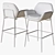 Natuzzi Shield Stool: Modern Elegance 3D model small image 4