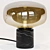 Elegant Marble and Glass Table Lamp 3D model small image 1
