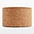 Seagrass Woven Storage Ottoman 3D model small image 4