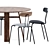 Bondt Dining Table: Zeitraum Excellence 3D model small image 3