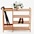 Bamboo Entryway Organizer: Stylish & Functional 3D model small image 2