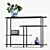 Sleek Metal Storage Shelf 3D model small image 5